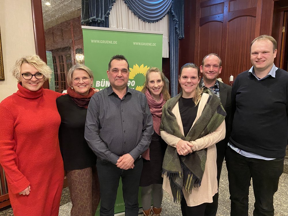 von links: Martina Fuchs, Elke Bastert, Ralf Bleck, Cynthia Roggenkamp, Verena Mandt, Dr. Dirk Reder, Jonas Steinbach.