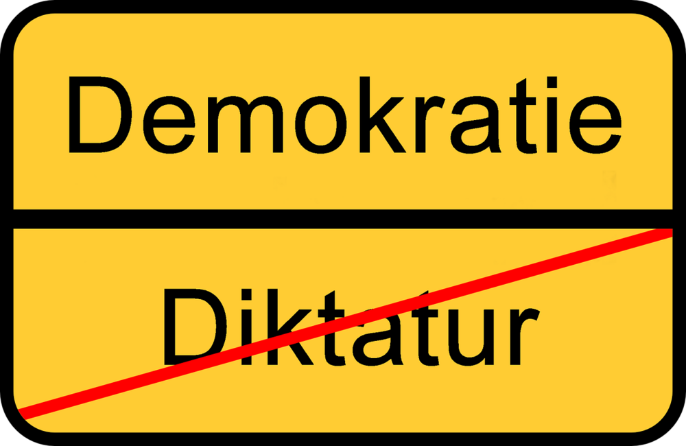 Demokratie statt Diktatur