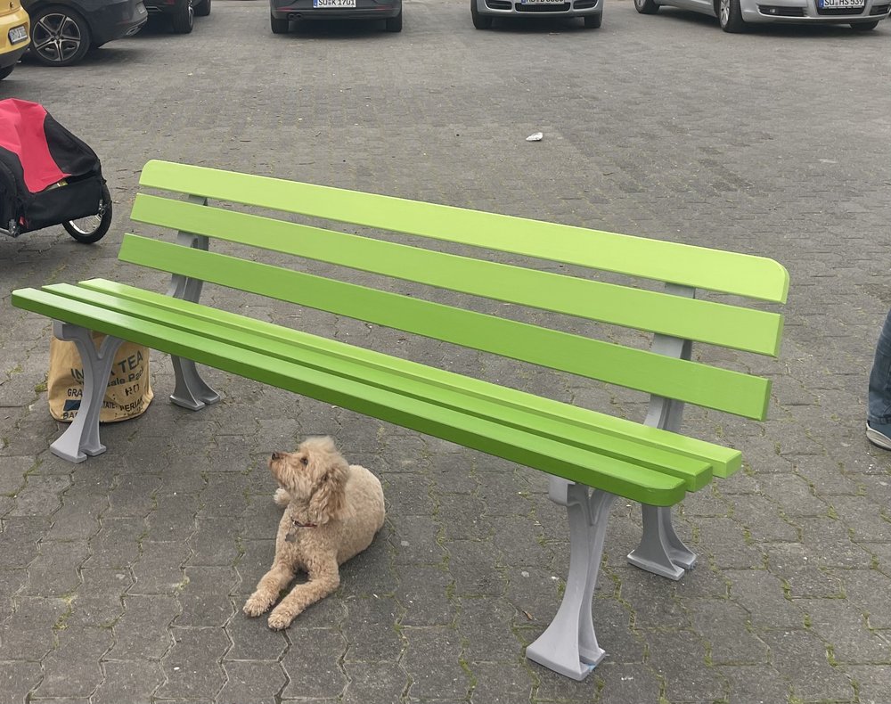 Die grüne Bank in Walberberg